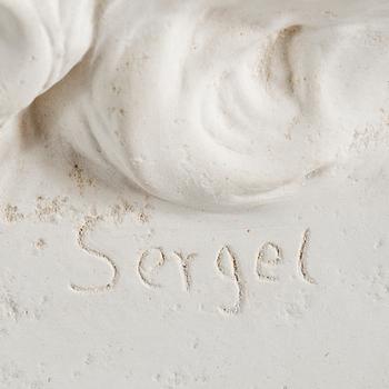 A 21th Century plaster relief, copy after J T Sergel.