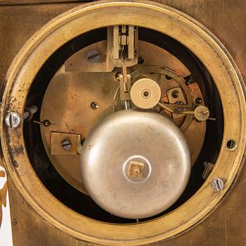 A late Empire mid 19th century table clock.