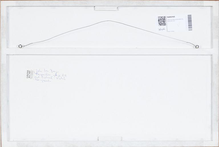 John Ivar Berg, mixed media. Signed.