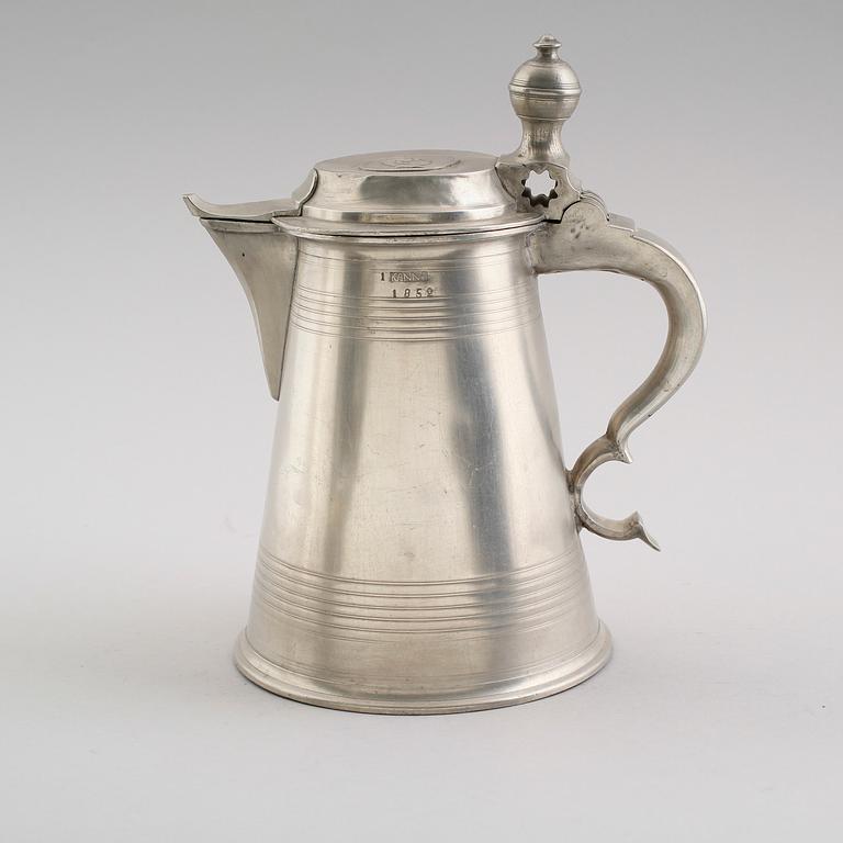 KANNA, tenn, Gustaf Wilhelm Lindberg, Örebro 1852.