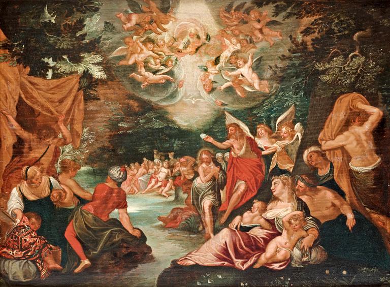 Hendrick van Balen Tillskriven, Jesu dop.