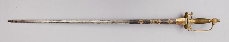 VÄRJA, CA 1840, sk infanteriofficersvärja.