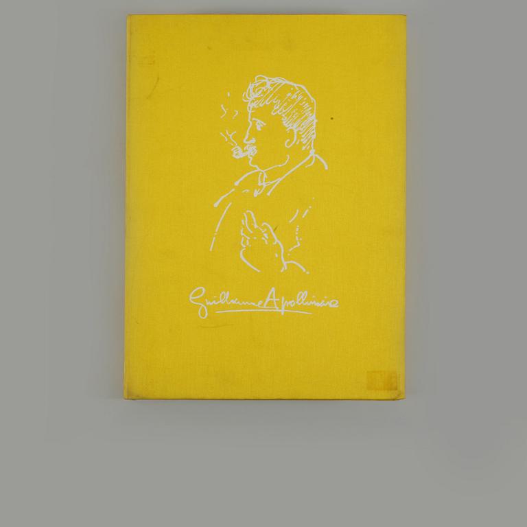 OLLE KÅKS, mapp med 15 st seriegrafier,"Guillaume Apollinaire", signerade.