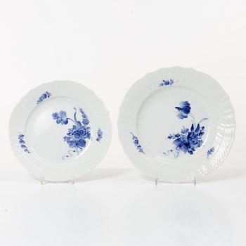 Royal Copenhagen, a 'Blue Flower' 50-piece dinner and coffee service,, Denmark.