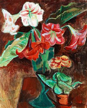 121. Isaac Grünewald, Still life with Amaryllis.