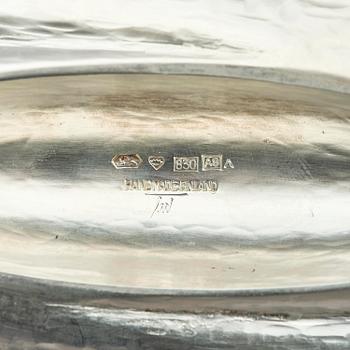 Tapio Wirkkala, a silver bowl, model TW9, marked TW, Kultakeskus, Hämeenlinna 1978.