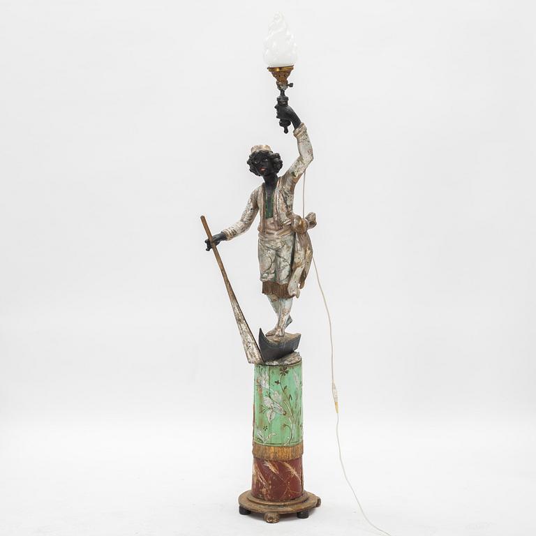 A late 19th century floor lamp.