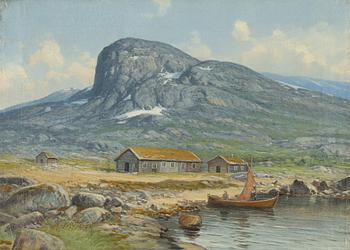 Halvor Halvorsen, oil on canvas, signed.