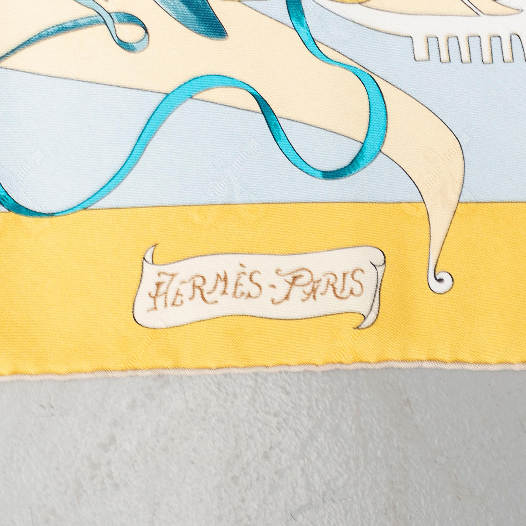HERMÈS, scarf "Le Carnaval de Venise".