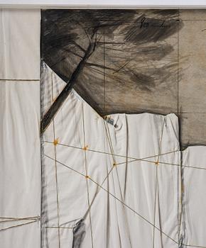 Christo Vladimirov Javacheff, "The Wall / Project for a Wrapped Roman Wall".