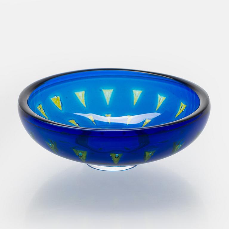 Sven Palmqvist, a 'Ravenna' glass bowl, Orrefors.