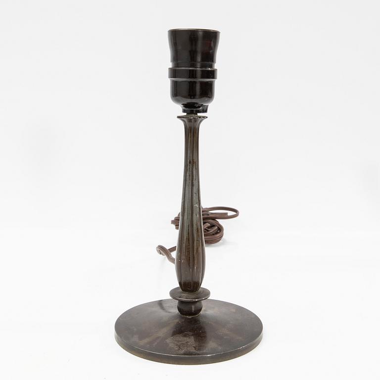 Just Andersen, Table lamp, Denmark, first half of the 20th century.