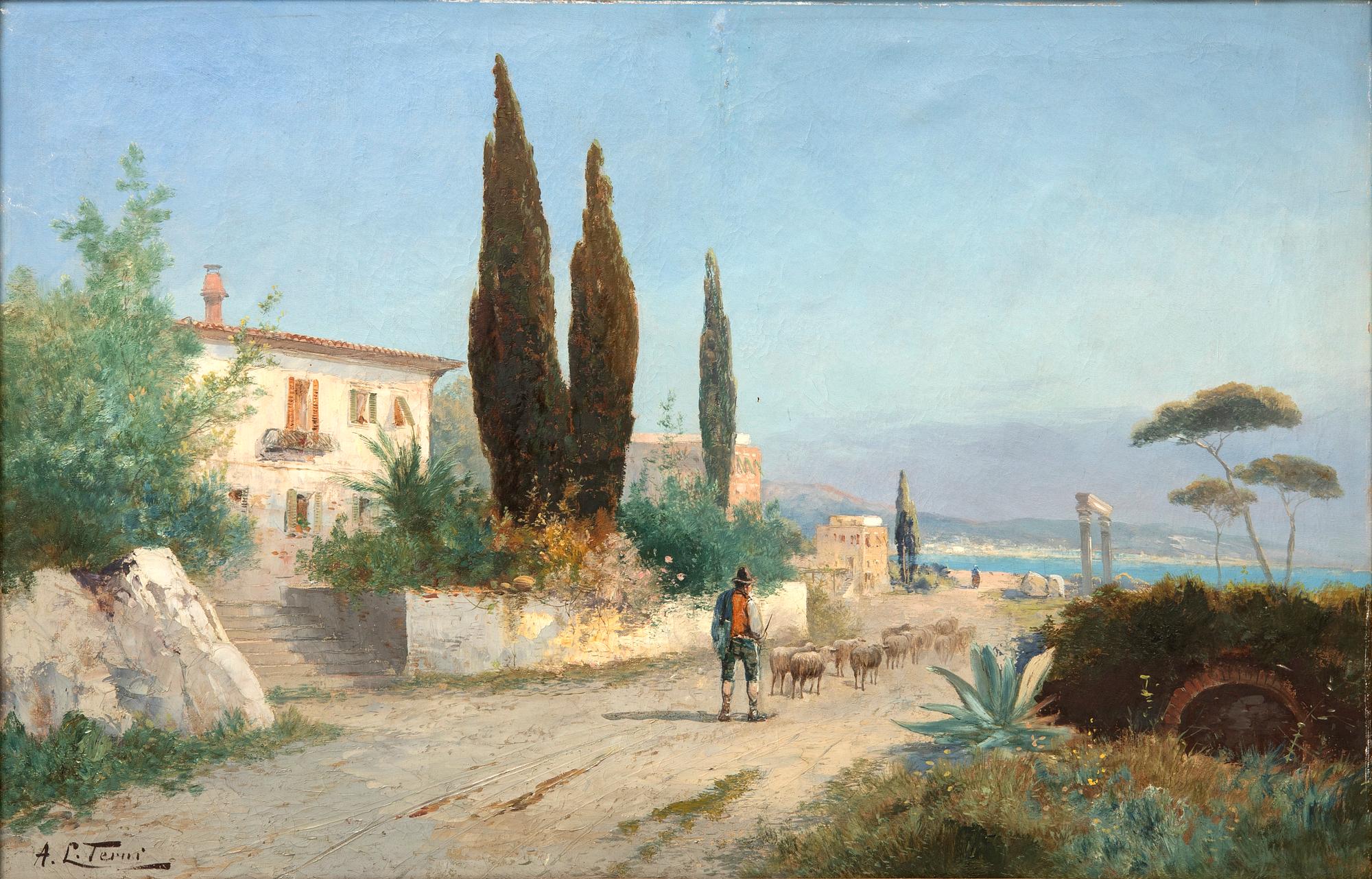 Georg Fischhof, Southern landscape.