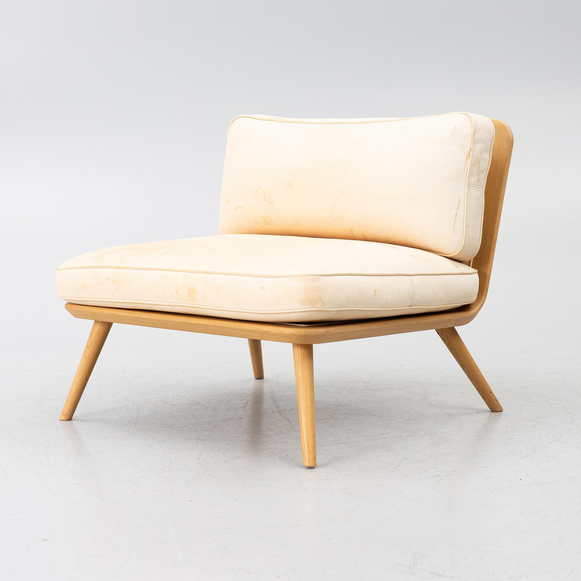 Signe Bindslev Henriksen & Peter Bundgaard Rützou, Space Copenhagen, armchair “Spine”, Fredericia, 2014.