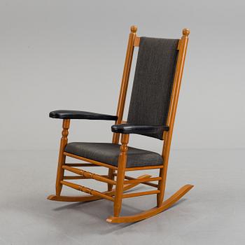 a rocking chair, Nesto stolfabrik, late 20th century.
