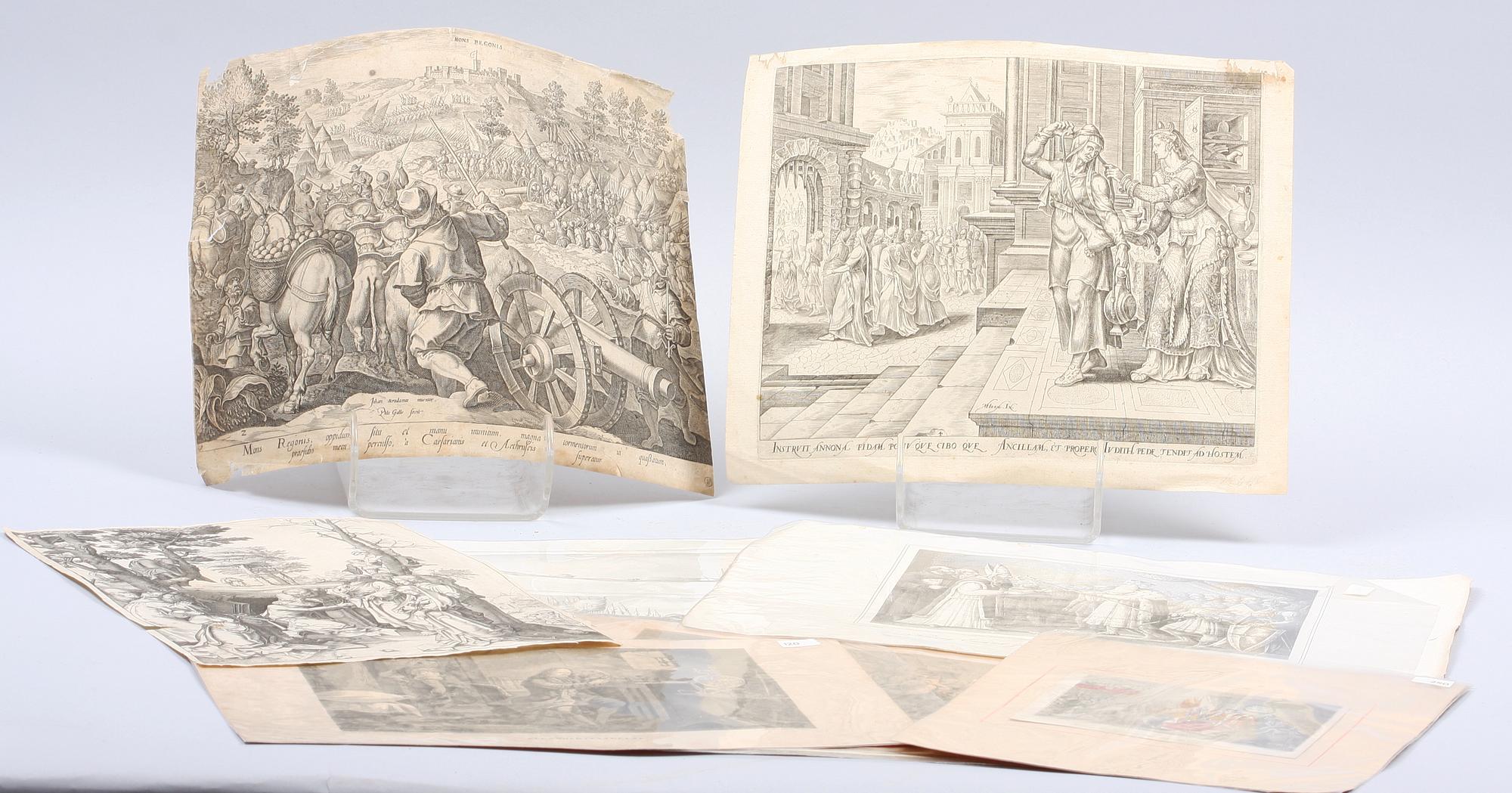 PARTI BÖCKER SAMT GRAFIK, ca 18 delar, 1700-1900-tal.