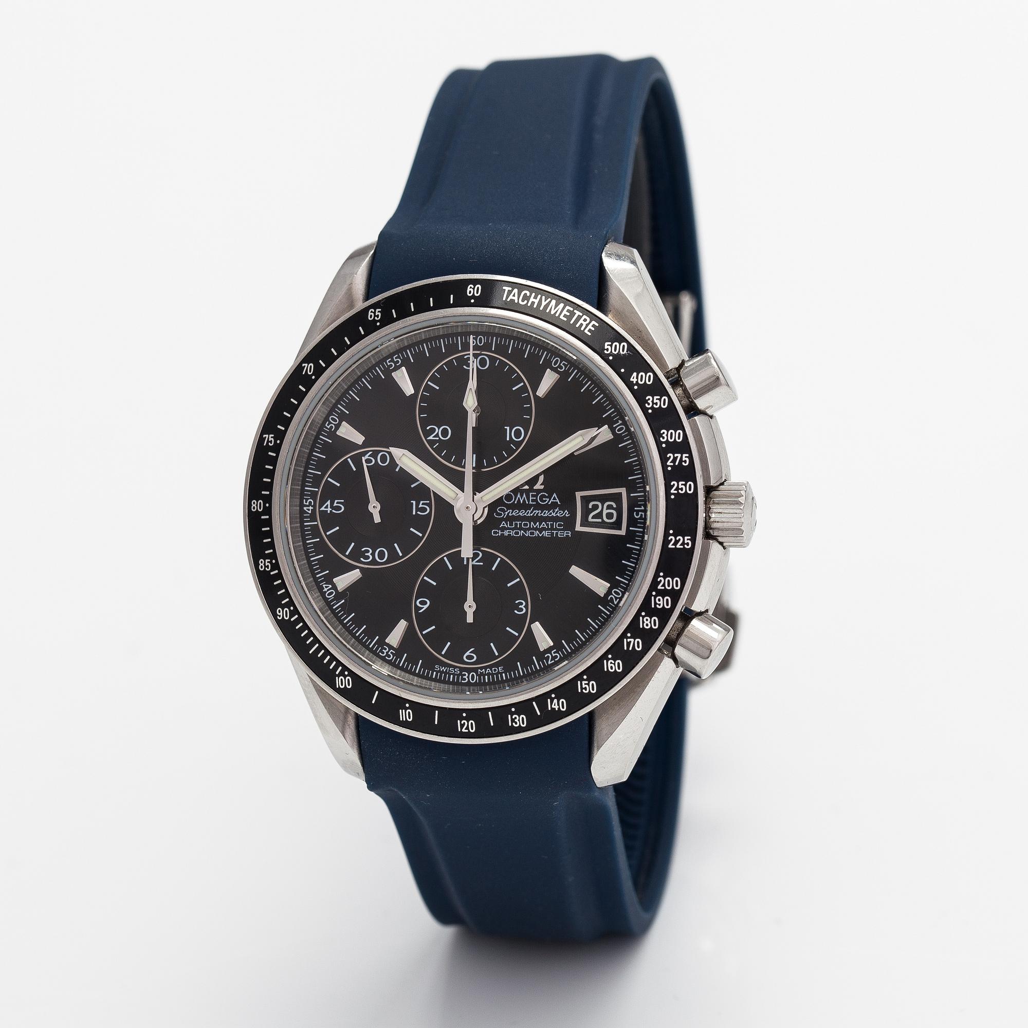 Omega, Speedmaster, date, armbandsur, 40 mm.