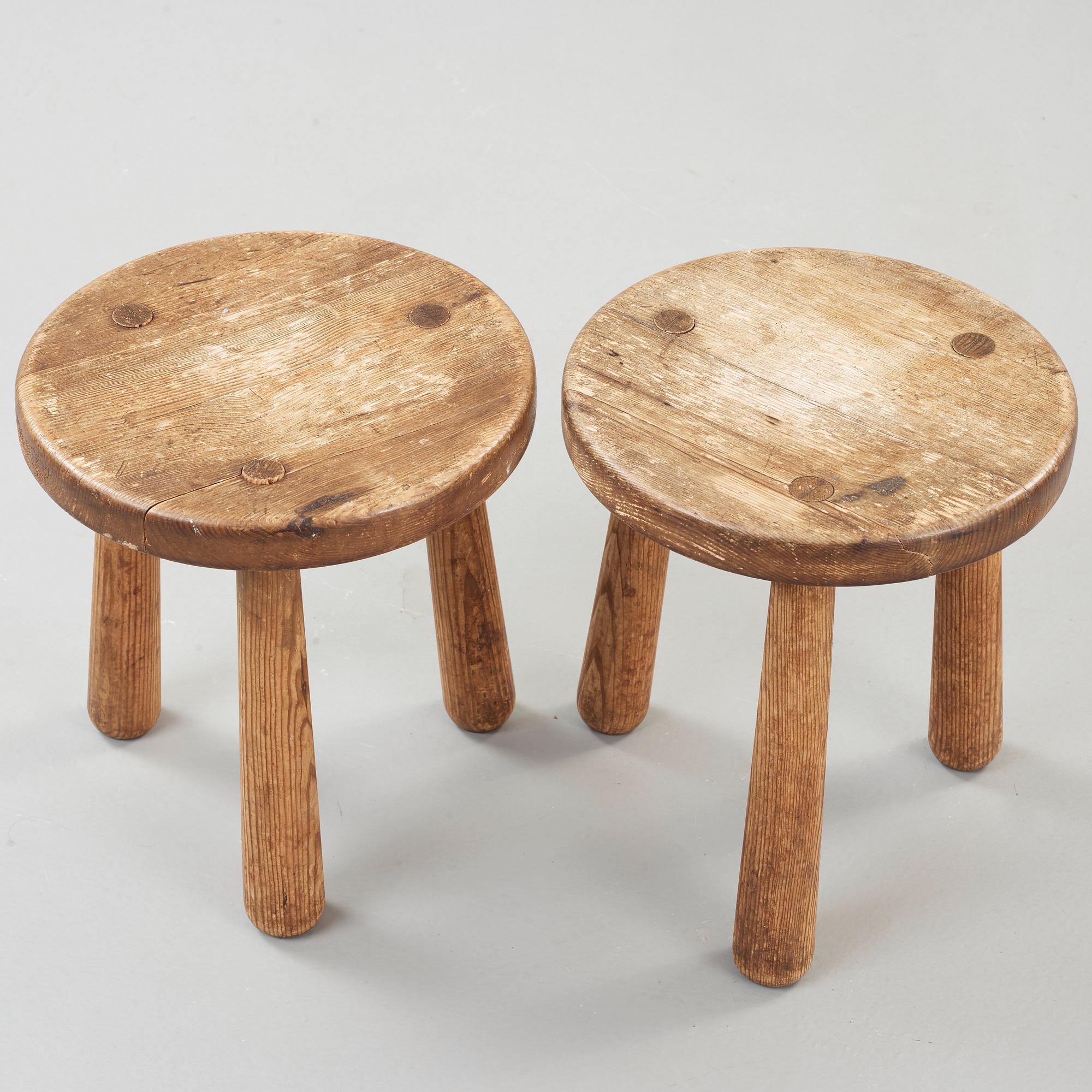 AXEL EINAR HJORTH, pallar, ett par, Nordiska Kompaniet 1930-tal.