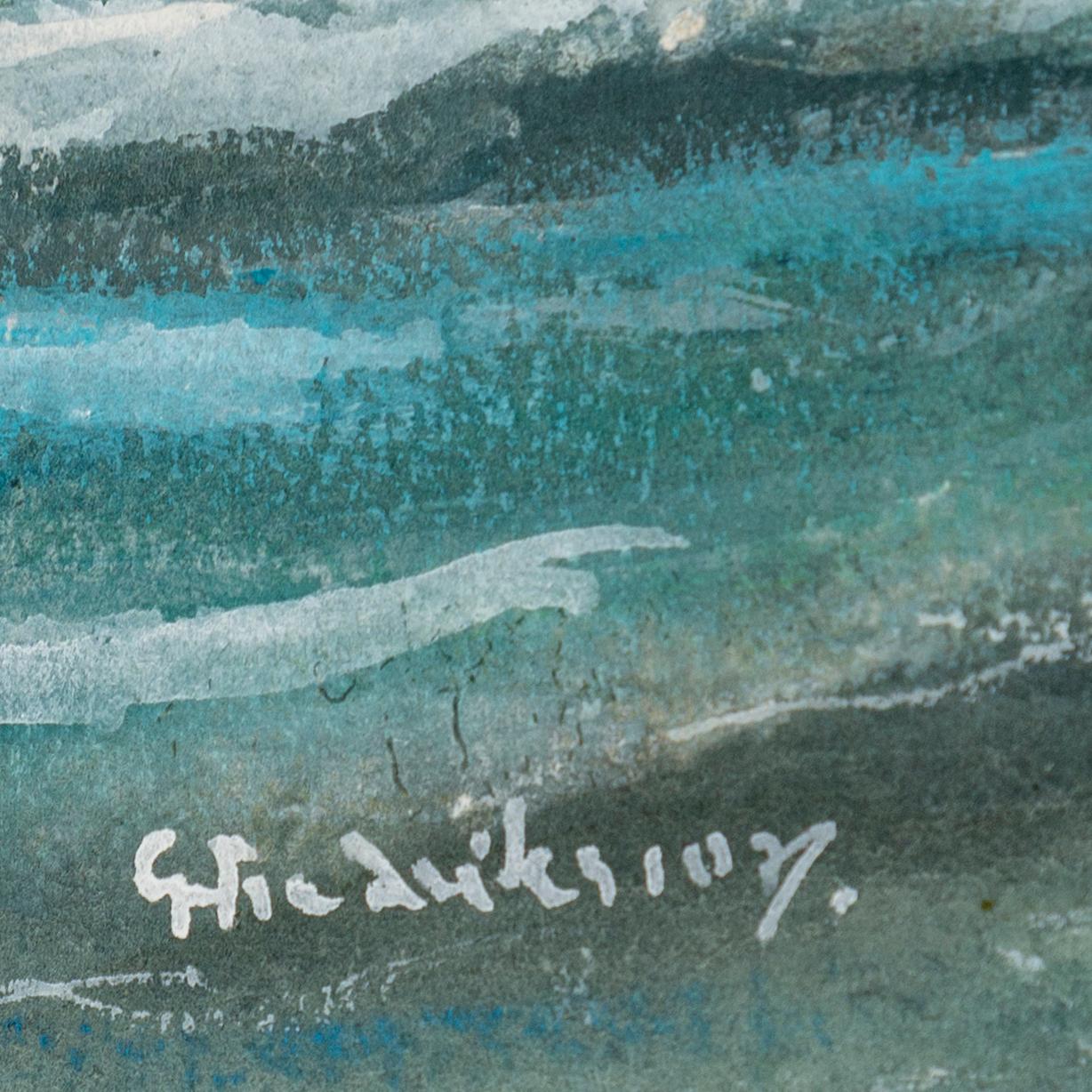 GUSTAF FREDRIKSSON, watercolours, 4, signed .