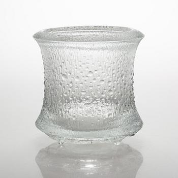 Tapio Wirkkala, vas 3441, signerad, glas, Iittala 1970-tal.