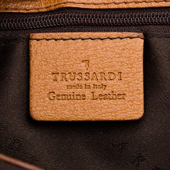 A Trussari Leather Shoulder Bag.