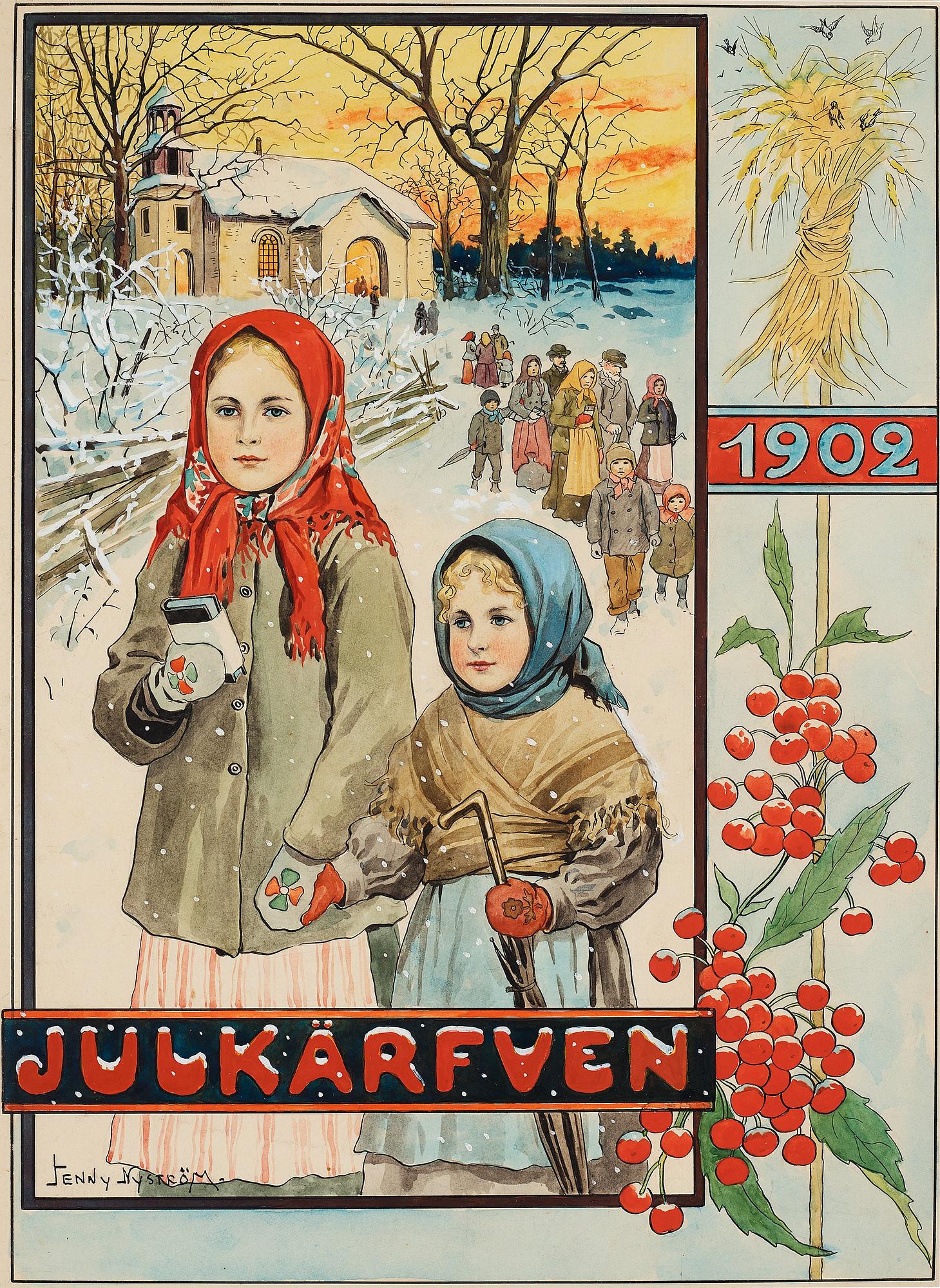 Jenny Nyström, "Julkärfven 1902".