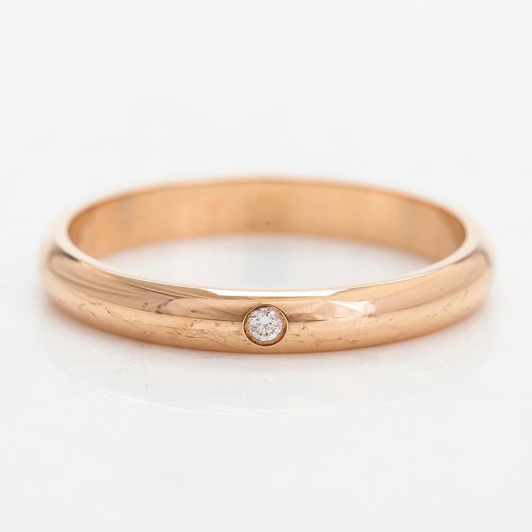 Cartier, ring, "1895", 18K gold and diamond. With certificate.