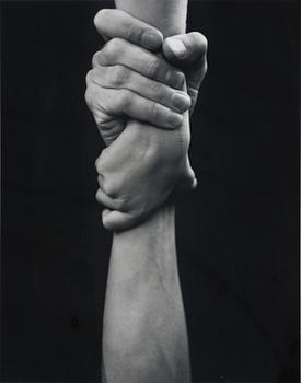 147. Arno Rafael Minkkinen, "Self-portrait with Daniel, Andover, 1987".
