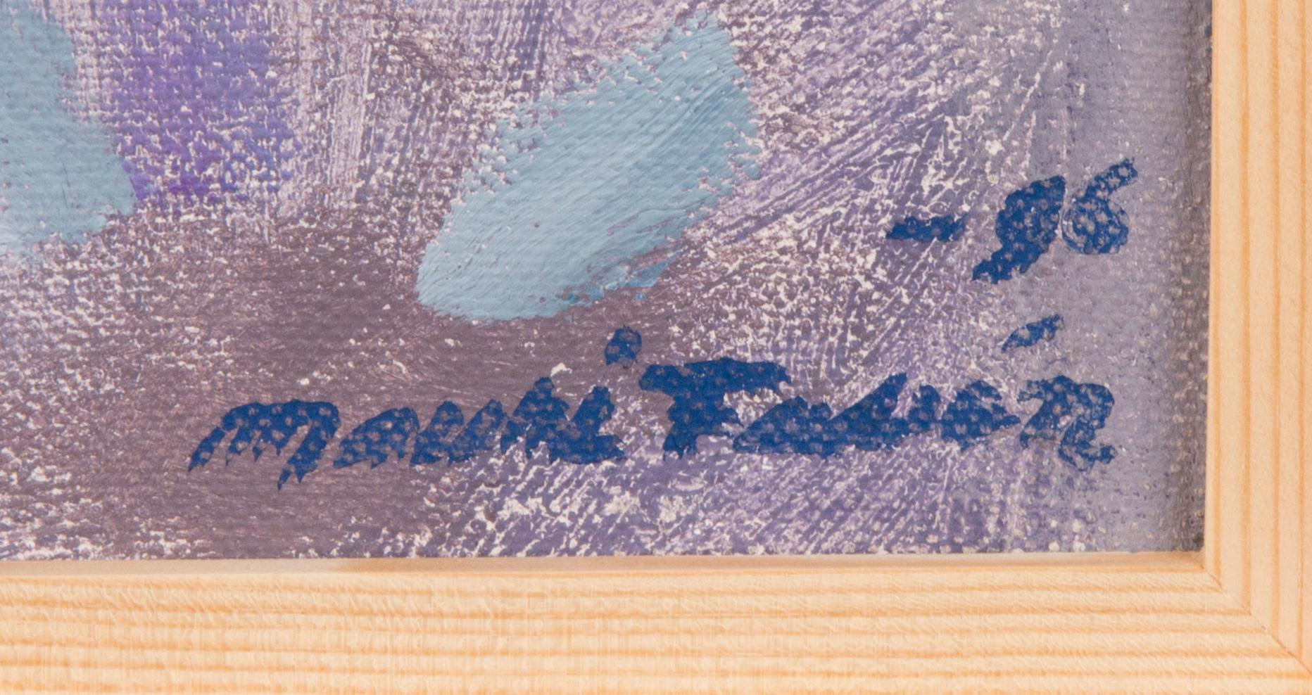 MAURI FAVÉN, tempera kankaalle, signeerattu ja päivätty -96.