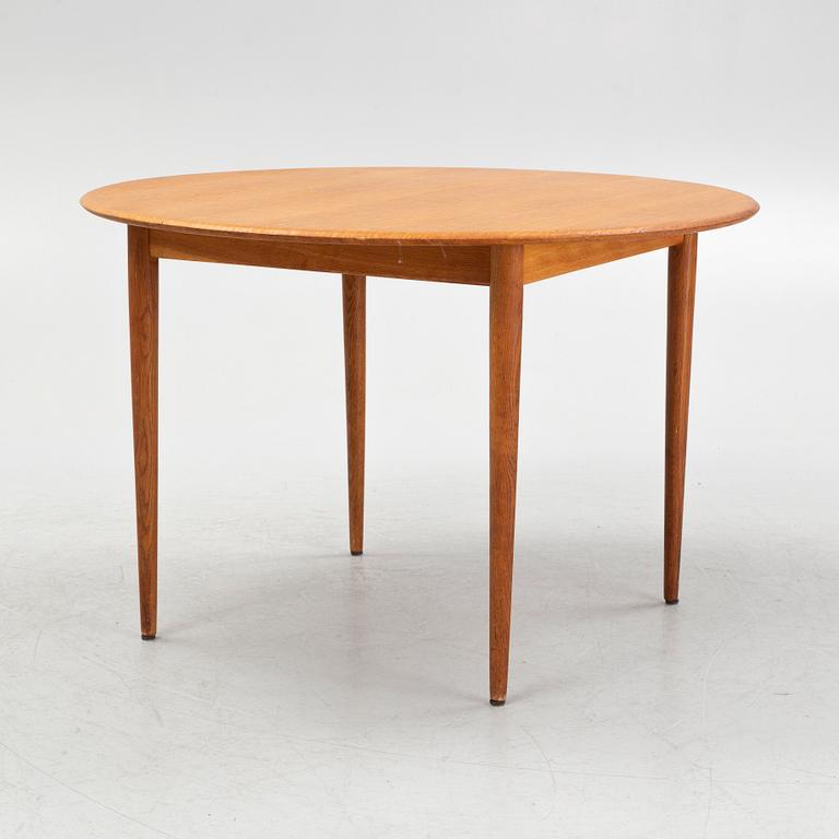 A Scandinavian dining table, 1950's/60's.