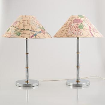 A pair of table lamps, Bergboms Scanlight, late 20th Century.