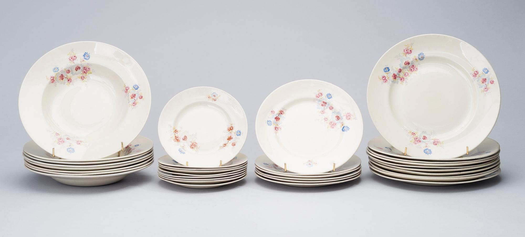 SERVIS, 44 delar, porslin, Arabia 1940-tal.