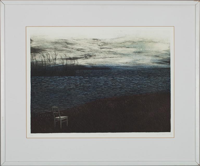 TUULA LEHTINEN, färglitografi, sign. och dat. 1982, nr 21/50.