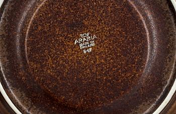 TE- OCH KAFFESERVIS, 19 delar, stengods, "Ruska", Arabia.