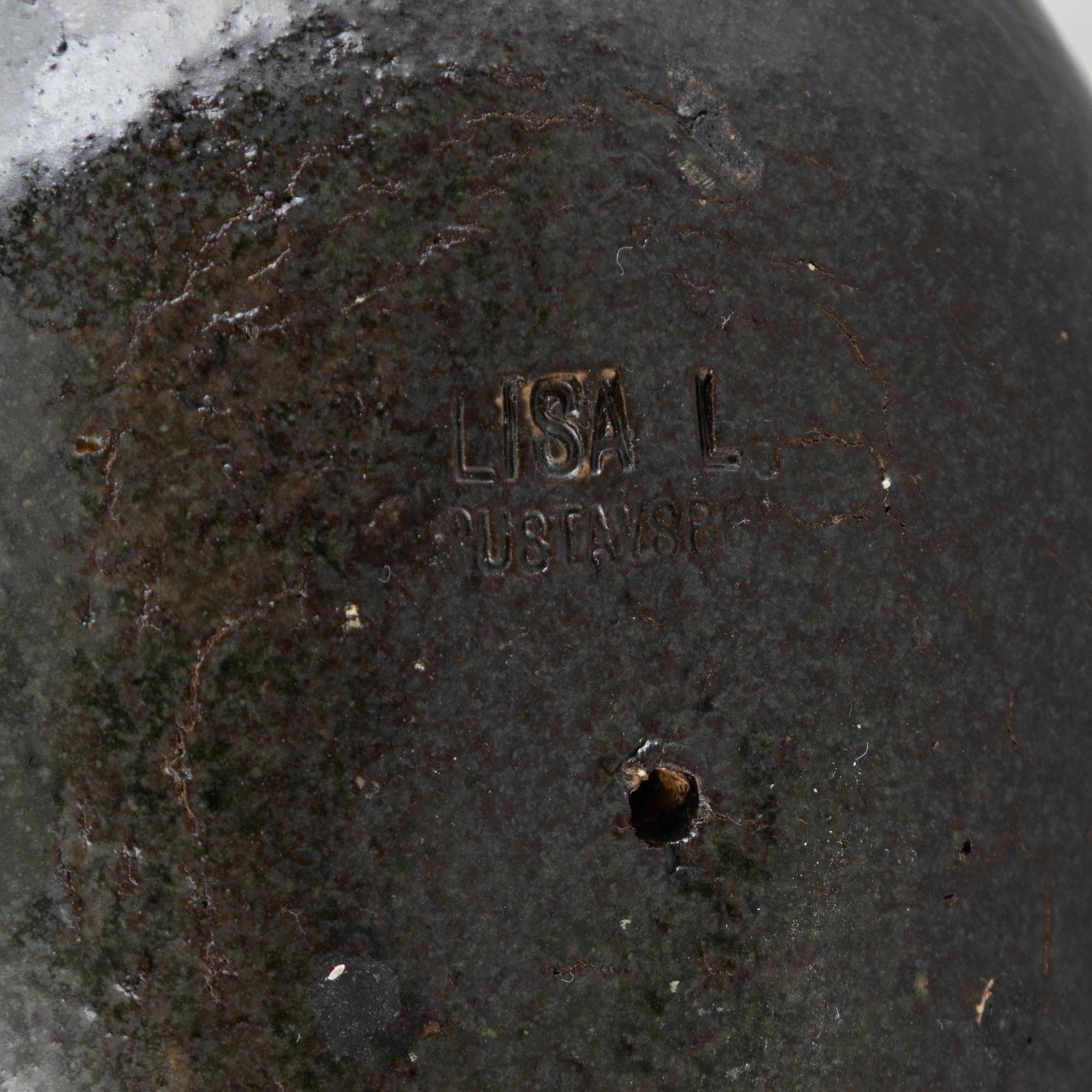 Lisa Larson, a group of three stoneware birds, Gustavsberg 1960s.