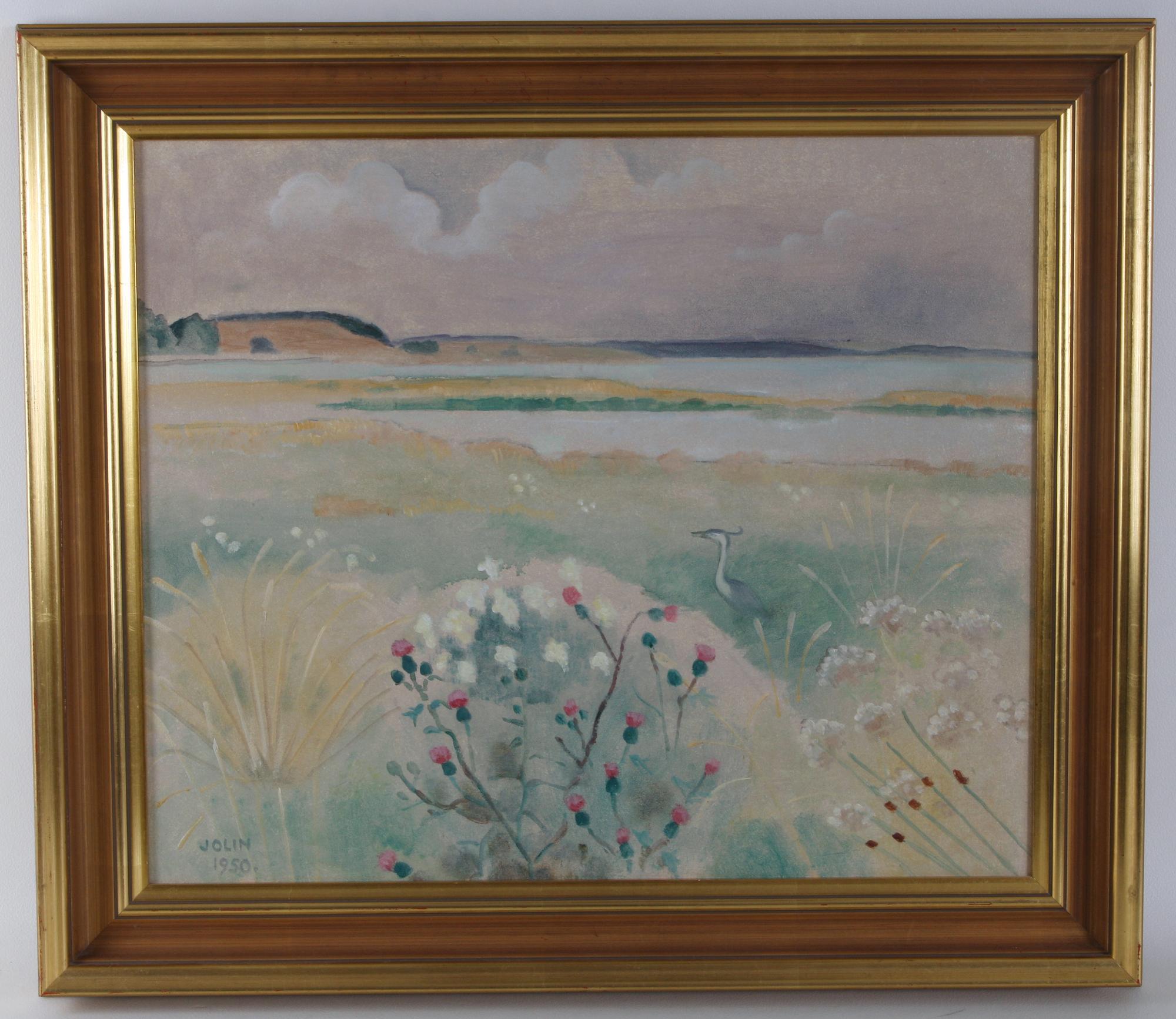 EINAR JOLIN, olja på pannå, sign o dat 1950.