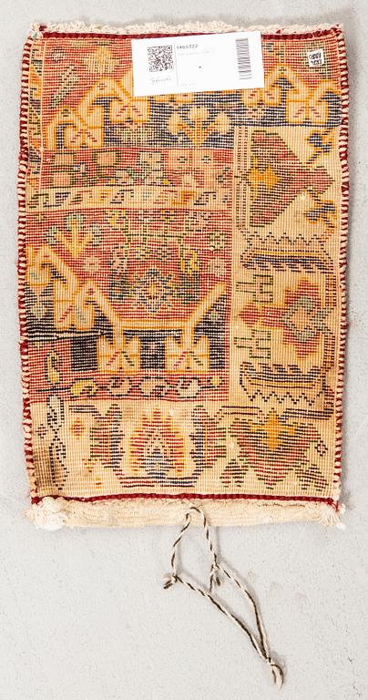 Carpet Kashgai shiraz old 39x26 cm.