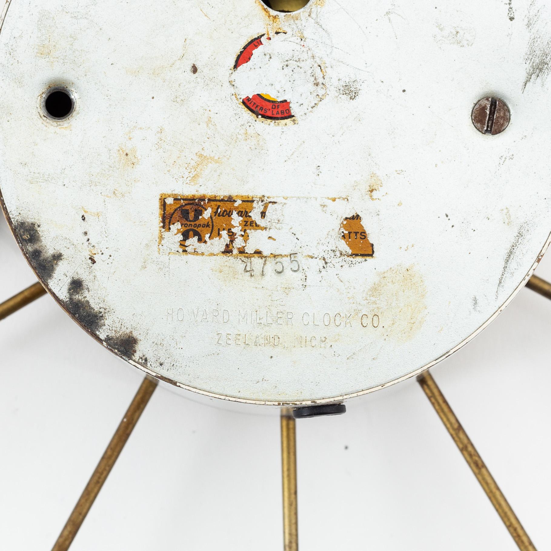 George Nelson, väggklocka "Ball", Howard Miller Clock Co Michigan, USA.