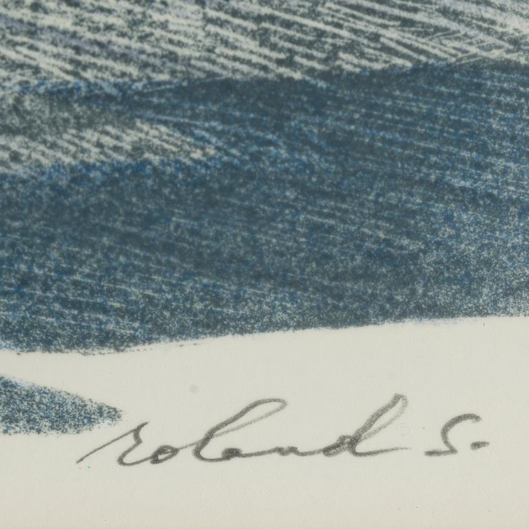 Roland Svensson, lithograph in colours, signed 6/360.