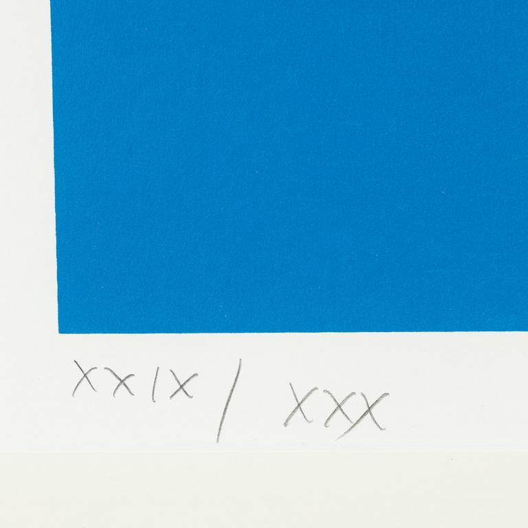 Franco Costa, silkscreen in colours, signed XXIX/XXX.