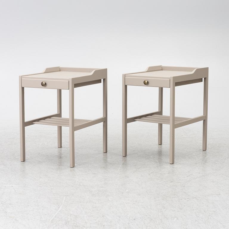 Bertil Fridhagen, Bedside tables, a pair, Bodafors, 1960s.