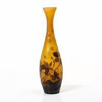 Emile Gallé, an Art Nouveau vase, France, early 20th century.
