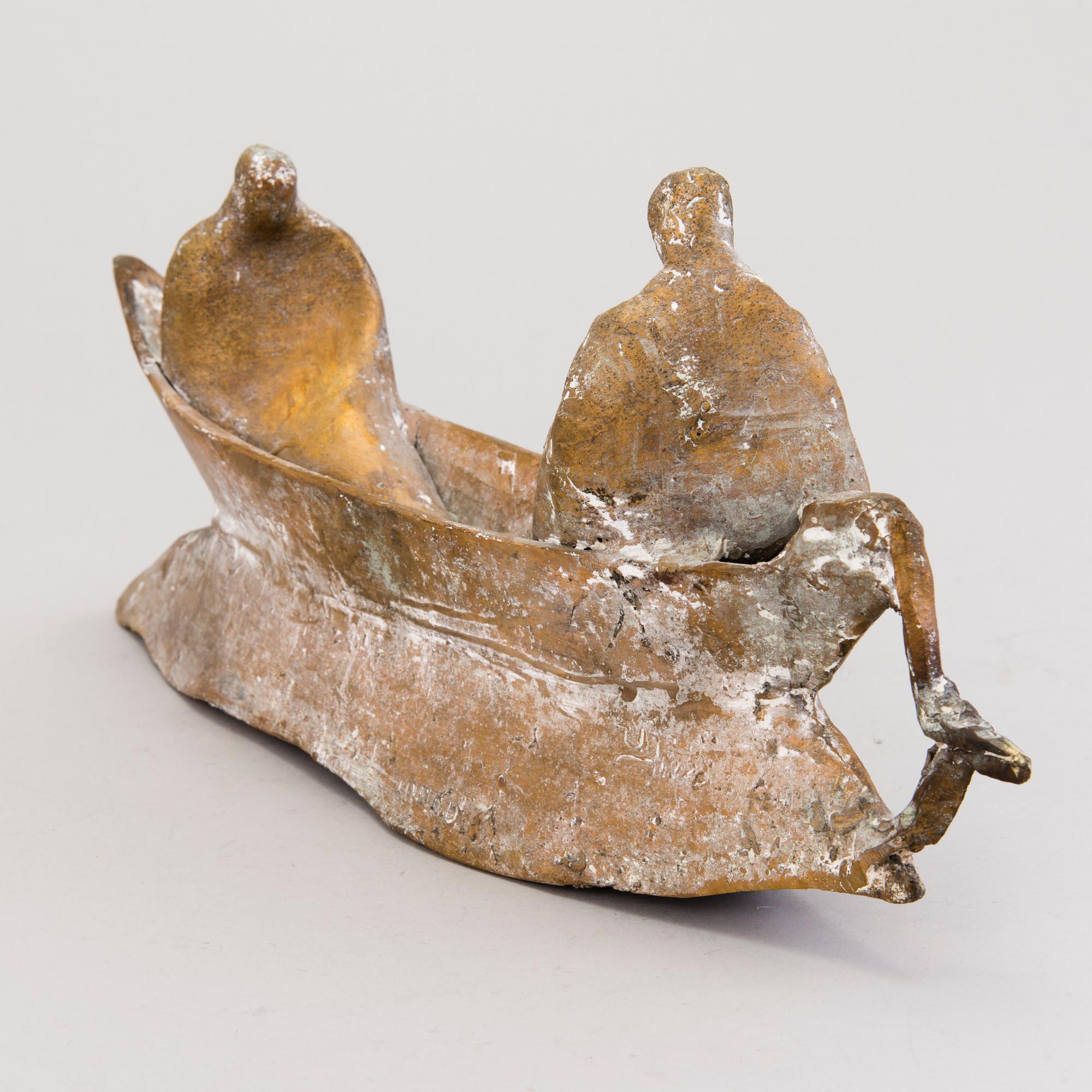 UNTO HIETANEN, sculpture, bronze, signed and dated 1990.