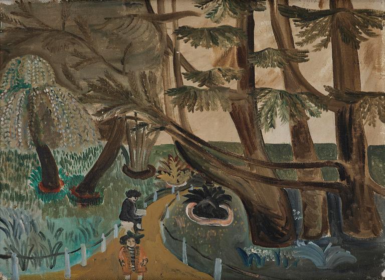 Sven X:et Erixson, "Parkmotiv, Pesaro".