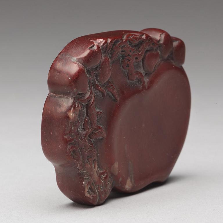 A Chinese ink stone, early 20th Century.