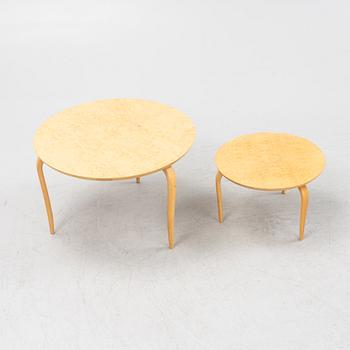 Bruno Mathsson, two 'Annika' tables, Dux.