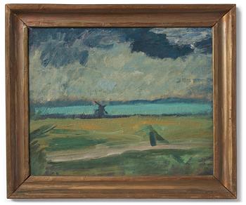 Carl Kylberg, "Kvarn vid havet".