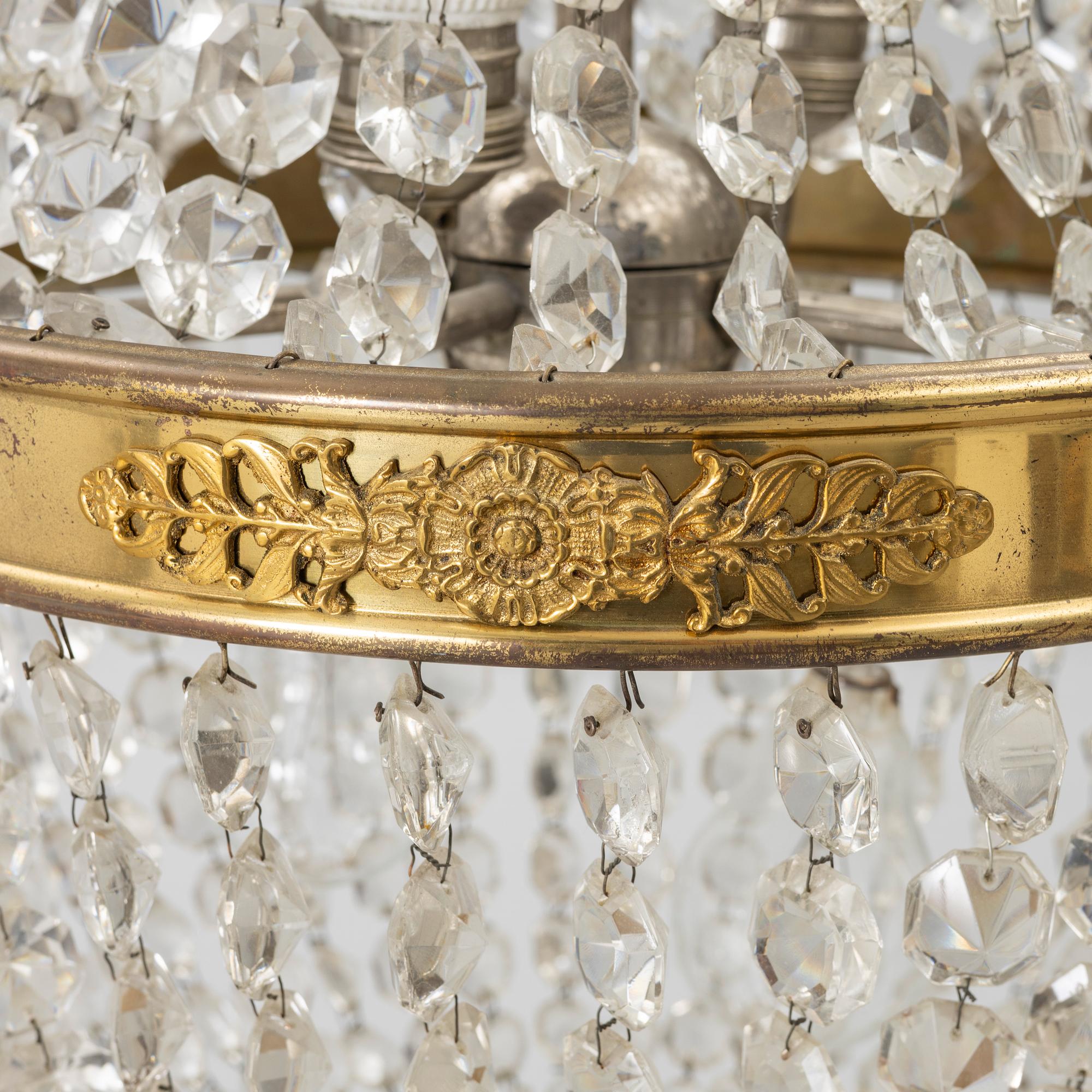 Chandelier, first half of the 20th century.