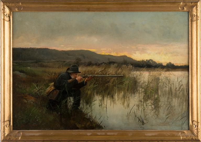 Severin Nilson, Jägare.