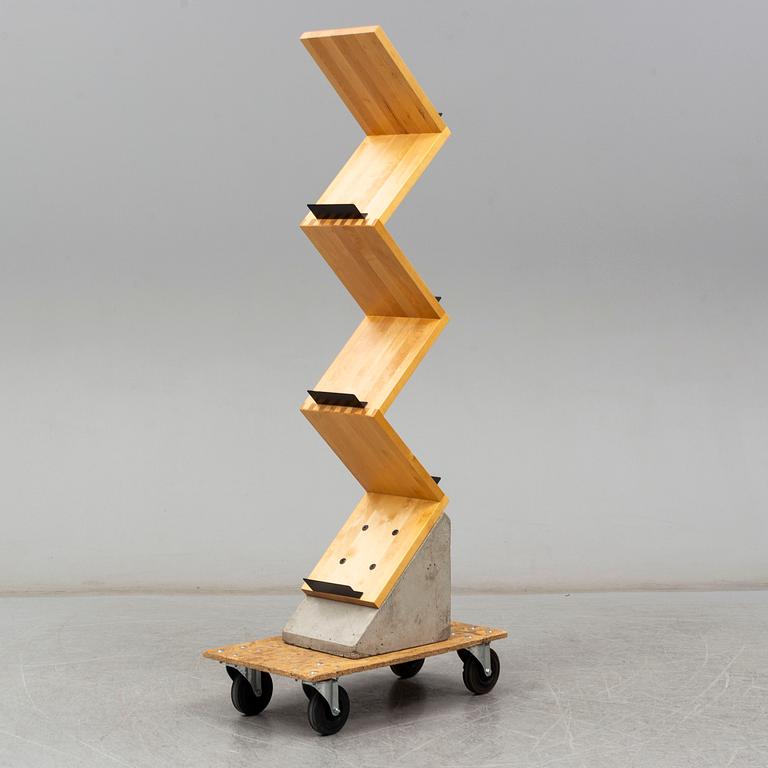 A 'Zink' shelf by Jonas Bohlin, Källemo, late 20th century.